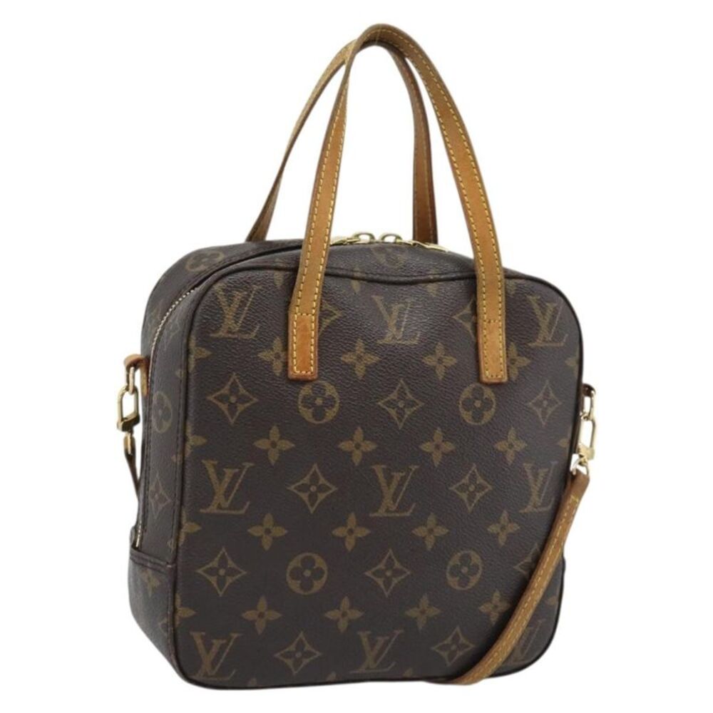 Louis Vuitton Spontini Monogram Canvas Brown Canvas Handbag